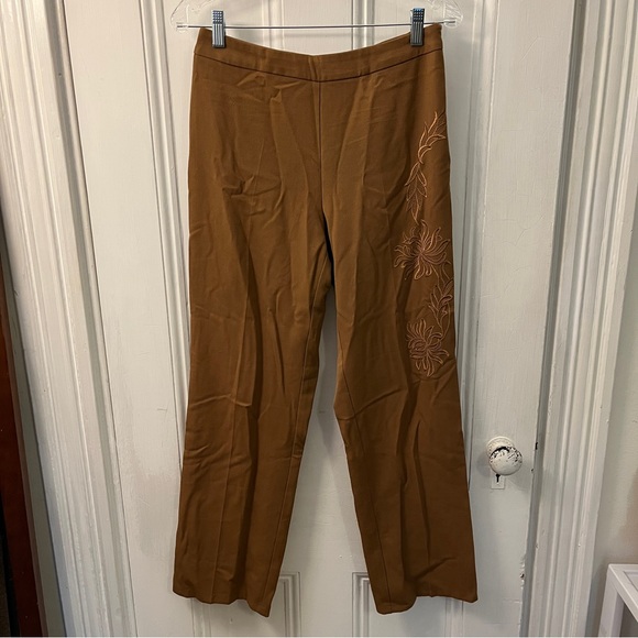 boho embroidered trousers - Picture 3 of 4